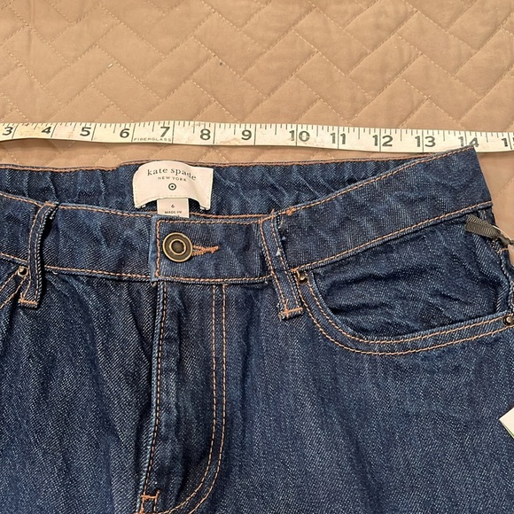 kate spade X Target Women's High-Rise Straight Leg Wide Cuff Jeans/NWT/6 - Picture 10 of 16